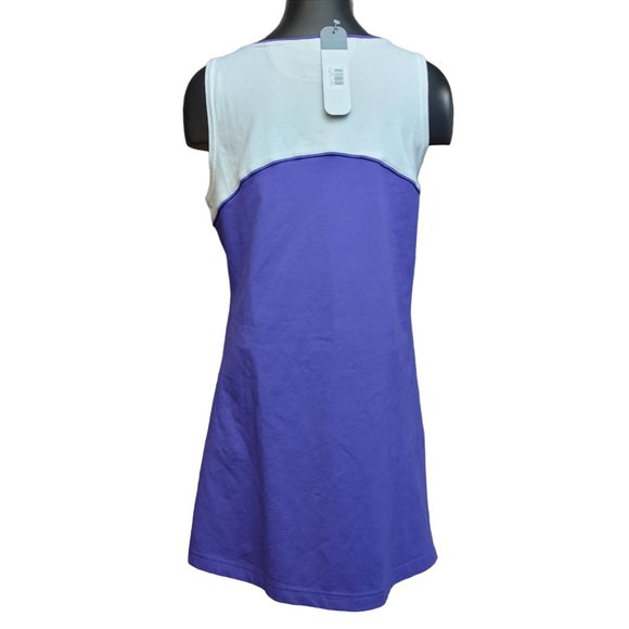 Diadora Women's Two Tone White/Purple Sleeveless Top Large - Picture 2 of 3